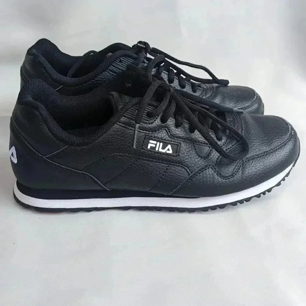 Fila Women's Cress PB Retro Sneakers Black 10 Streetwear Everyday Casual